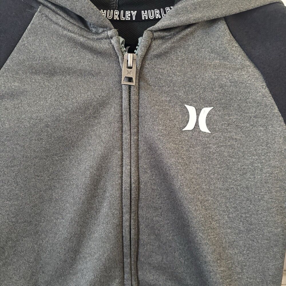 Hurley Boys Kids Jacket Hooded‎ H20 Dri Size 5 4-5 Years Comfort Logo Outdoors - Picture 2 of 13